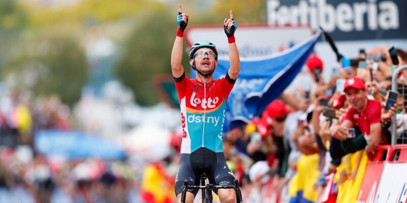 Andreas Kron honours Tijl De Decker with stage win in Vuelta