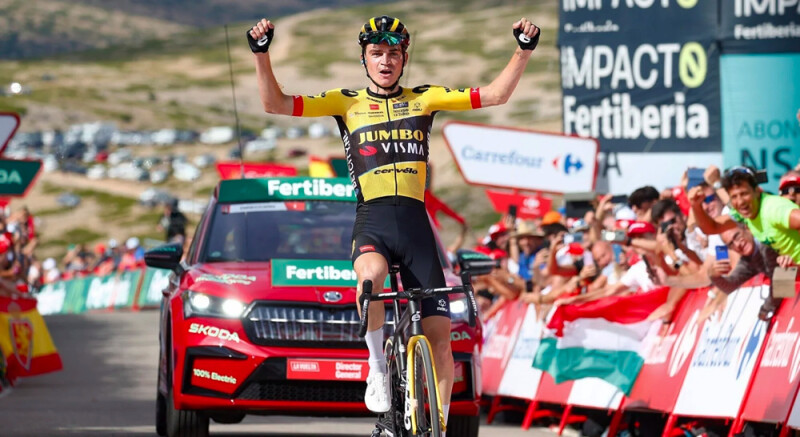 Sepp Kuss wins sixth stage Vuelta a España in style