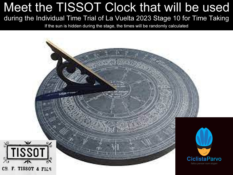 Meet the TISSOT Clock that will be used uring the Individual Time Trial of La Vuelta 2023 Stage 10 for Time Taking