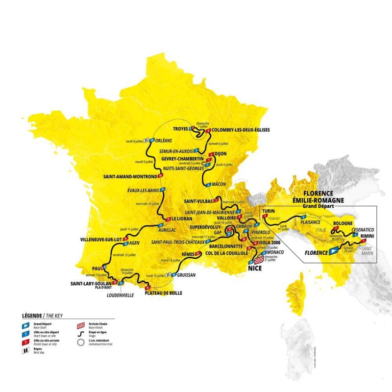 The 2024 Le Tour de France Route has been revealed