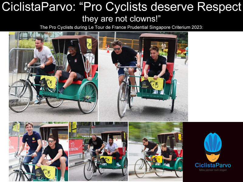 CiclistaParvo: “Pro Cyclists deserve Respect, They are not clowns!”