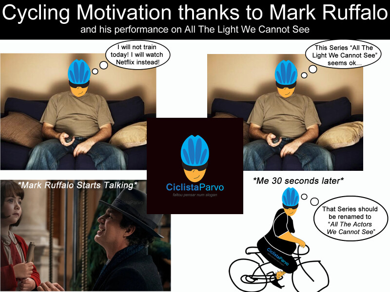 Cycling Motivation thanks to Mark Ruffalo