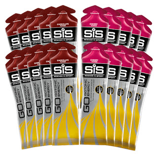 New Chocolate and Cherry GO Isotonic Energy Gels from Science in Sport