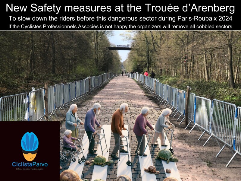 New Safety measures at the Trouée d’Arenberg