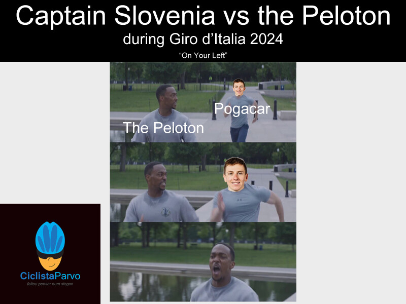 Captain Slovenia vs The Peloton during Giro d'Italia 2024