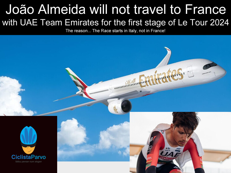 João Almeida will not travel to France