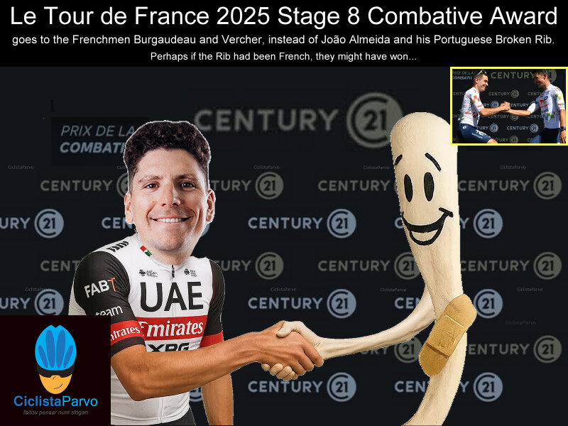 Le Tour de France 2025 Stage 8 Combative Award goes to ...