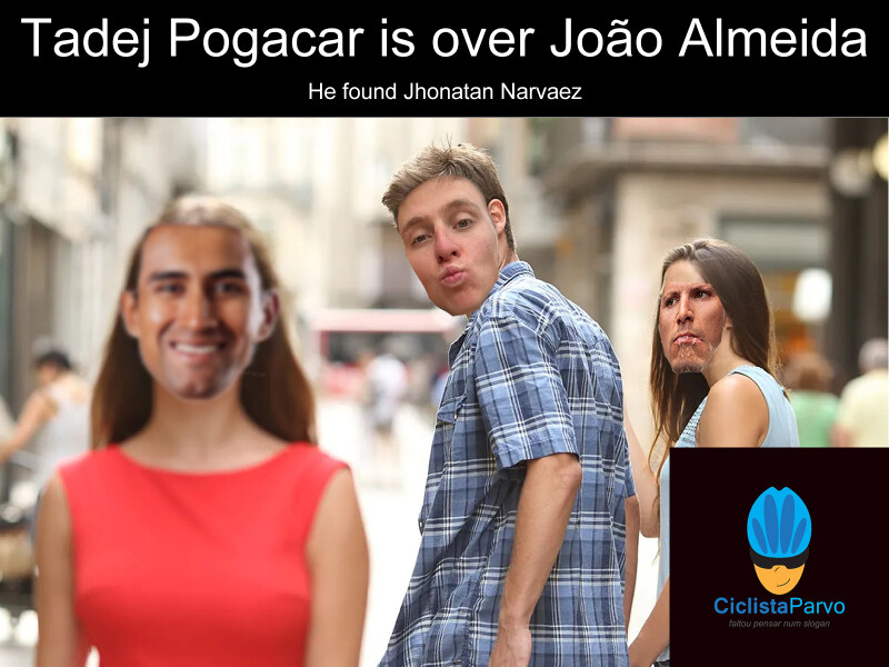 Tadej Pogacar is over João Almeida He found Jhonatan Narvaez