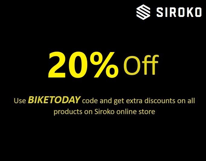 Extra 20% Discount on all Siroko products for Cycling, Snow, Golf, Fitness, Adventure and LifeStyle!