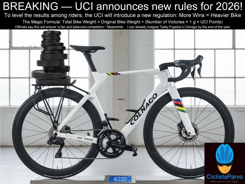 BREAKING — UCI announces new rules for 2026!