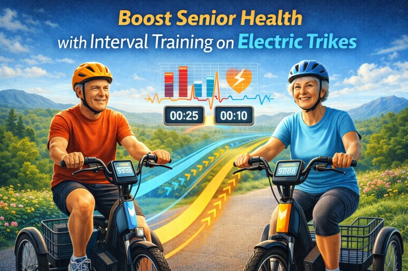 Boost Senior Health with Interval Training on Electric Trikes