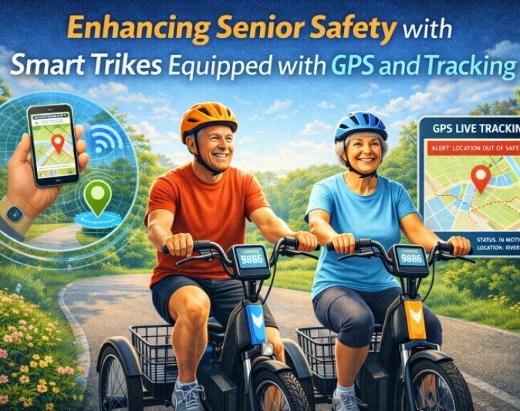 Enhancing Senior Safety with Smart Trikes Equipped with GPS and Tracking