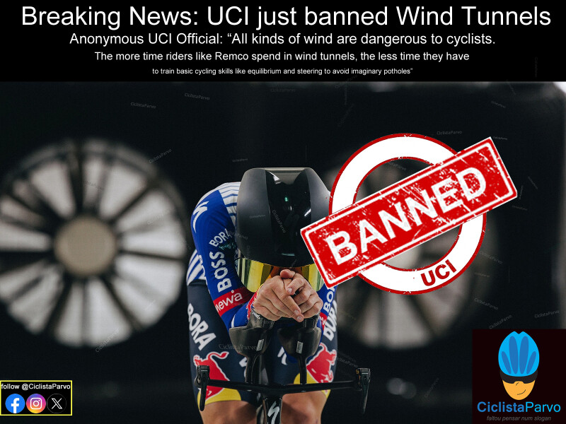 Breaking News: UCI just banned Wind Tunnels