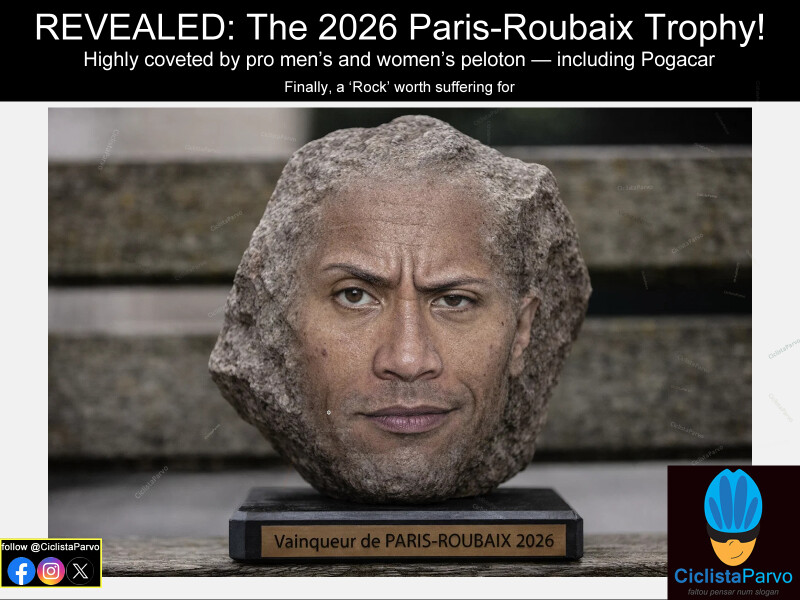REVEALED: The 2026 Paris-Roubaix Trophy!