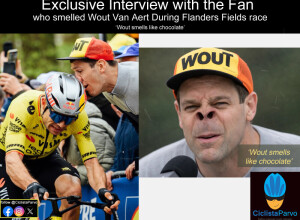 Exclusive Interview with the Fan  who smelled Wout Van Aert