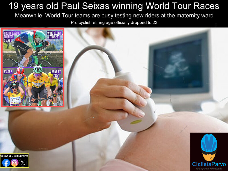 19 years old Paul Seixas winning World Tour Races