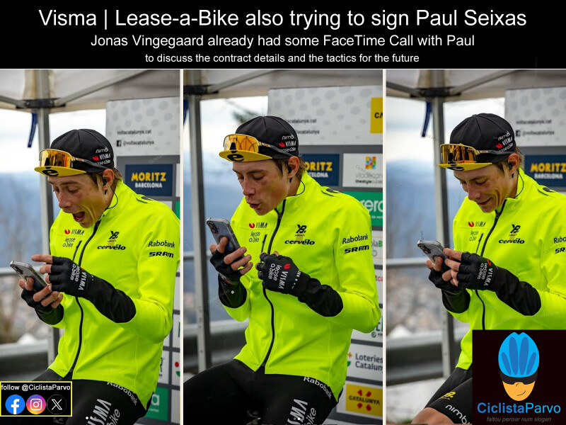Visma | Lease-a-Bike also trying to sign Paul Seixas