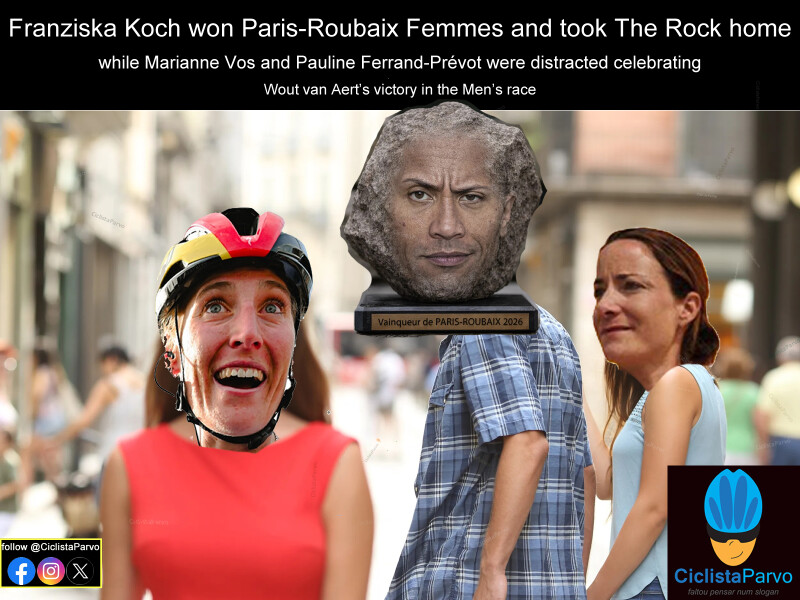 Franziska Koch won Paris-Roubaix Femmes and took The Rock home