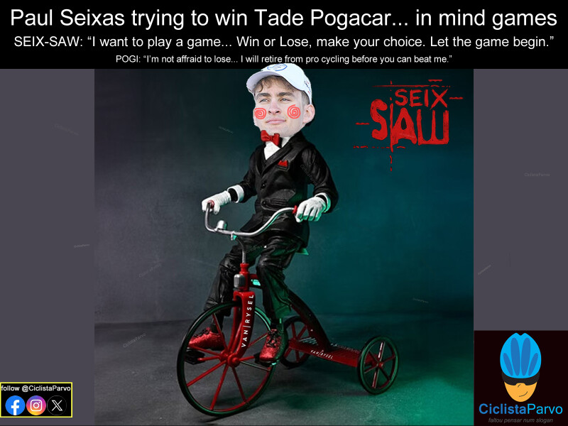 Paul Seixas trying to win Tadej Pogacar… in mind games