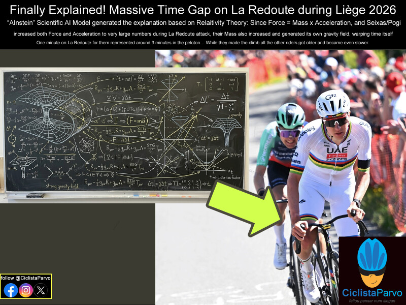 Finally Explained! Massive Time Gap on La Redoute during Liège 2026