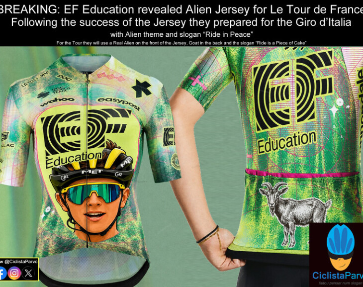 BREAKING: EF Education revealed Alien Jersey for Le Tour de France