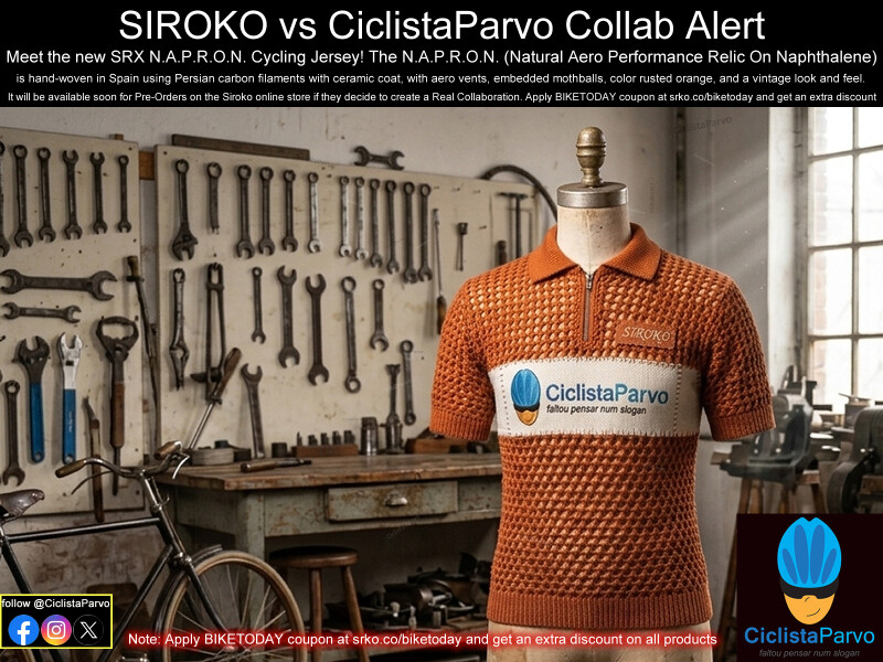 SIROKO vs CiclistaParvo Collab Alert - Meet the new SRX N.A.P.R.O.N. Cycling Jersey