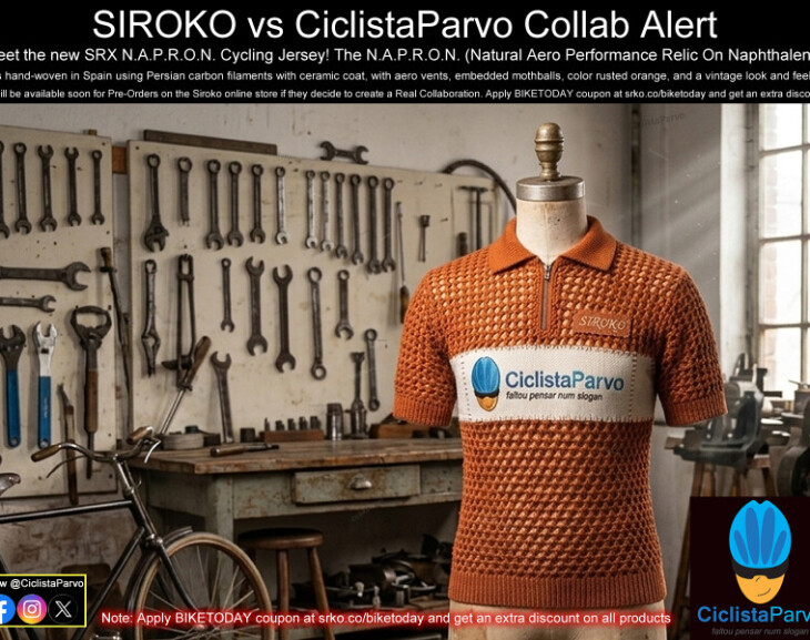 SIROKO vs CiclistaParvo Collab Alert - Meet the new SRX N.A.P.R.O.N. Cycling Jersey