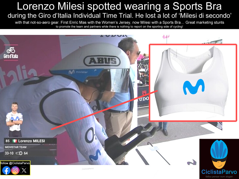 Lorenzo Milesi spotted wearing a Sports Bra