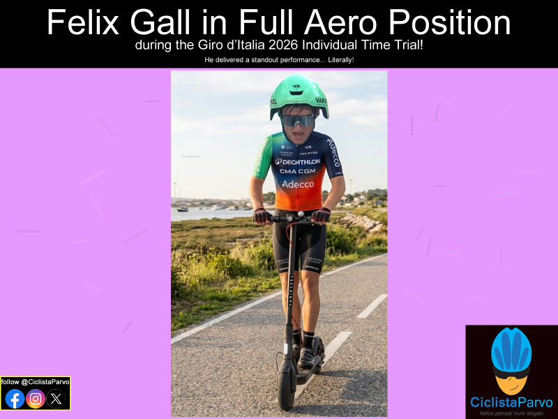 Felix Gall in Full Aero Position