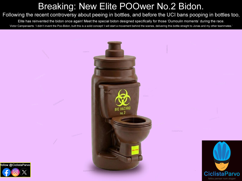 Breaking: New Elite POOwer No.2 Bidon.