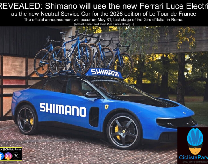 REVEALED: Shimano will use the new Ferrari Luce Electric