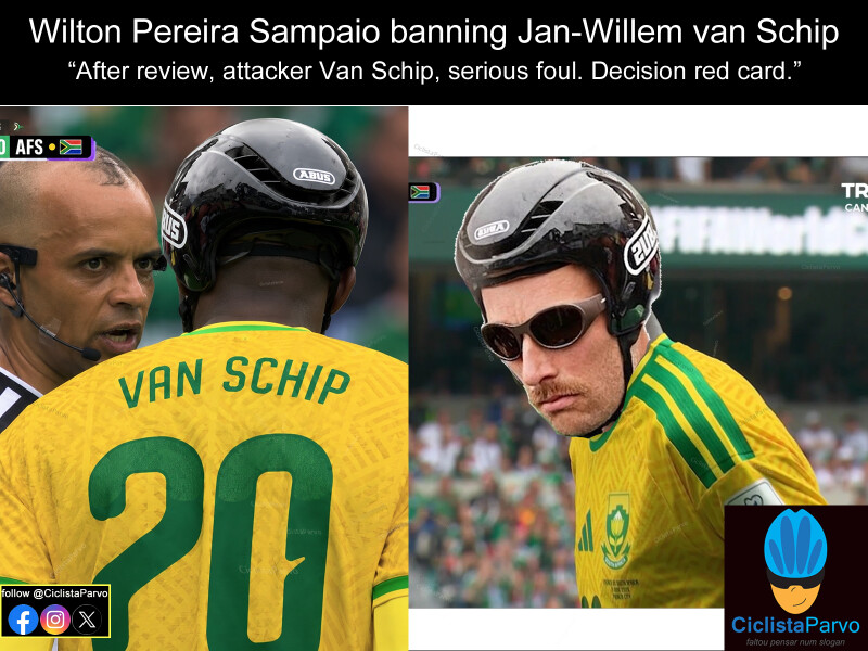 POV: UCI commissaire Wilton Pereira Sampaio banning Jan-Willem van Schip