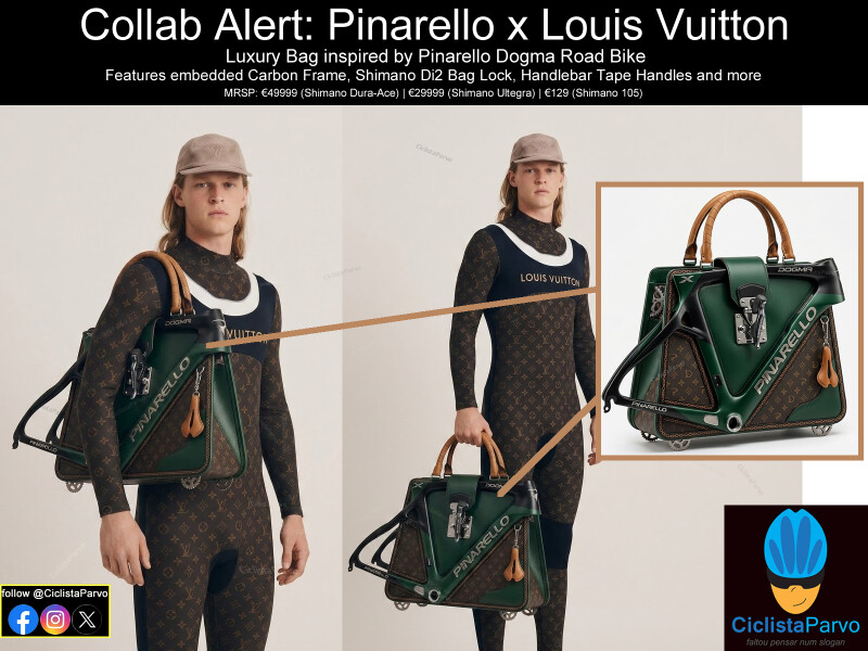 Collab Alert: Pinarello vs Louis Vuitton