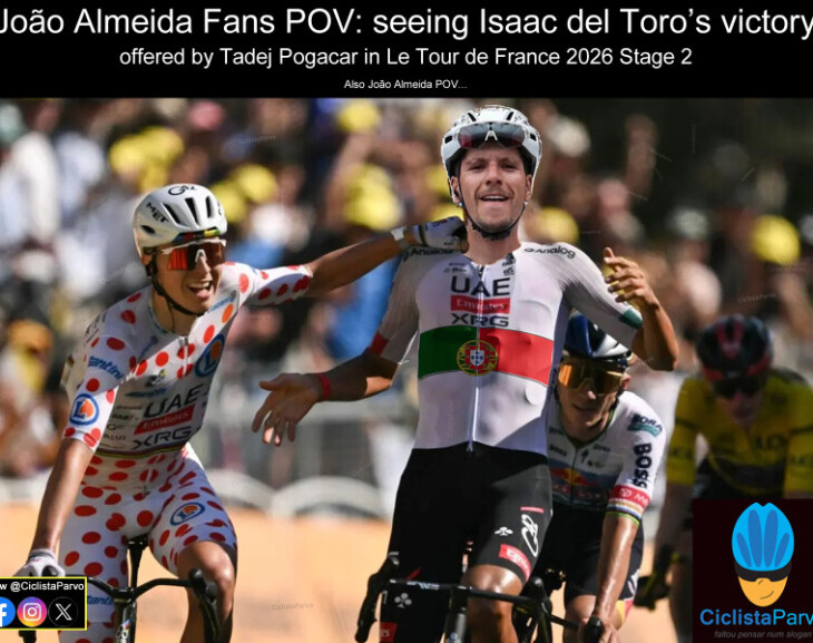 João Almeida Fans POV: seeing Isaac del Toro's victory