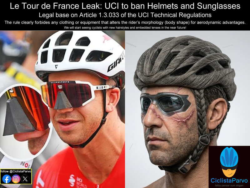 Le Tour de France Leak: UCI to ban Helmets and Sunglasses