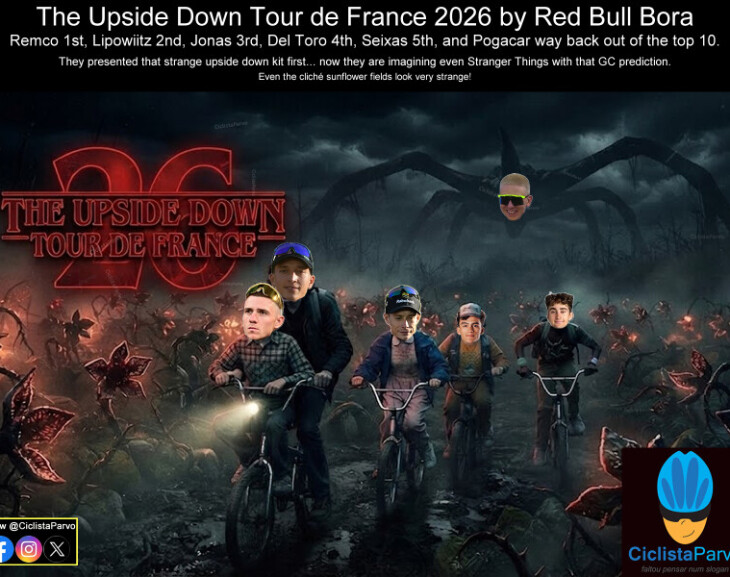 The Upside Down Tour de France 2026 by Red Bull Bora