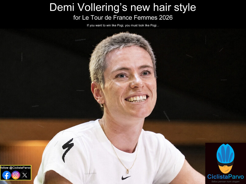 Demi Vollering's new hair style