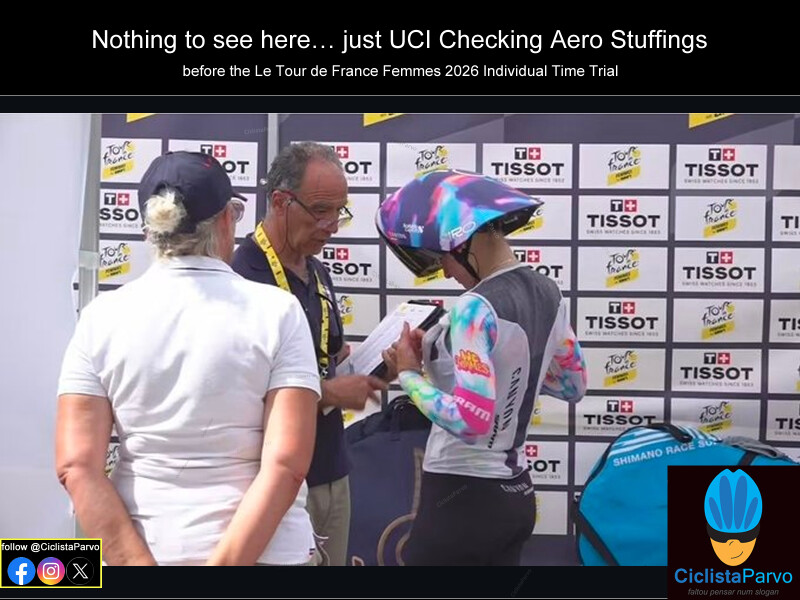 Nothing to see here… just UCI Checking Aero Stuffings
