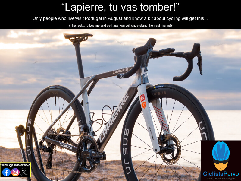'Lapierre, tu vas tomber!'