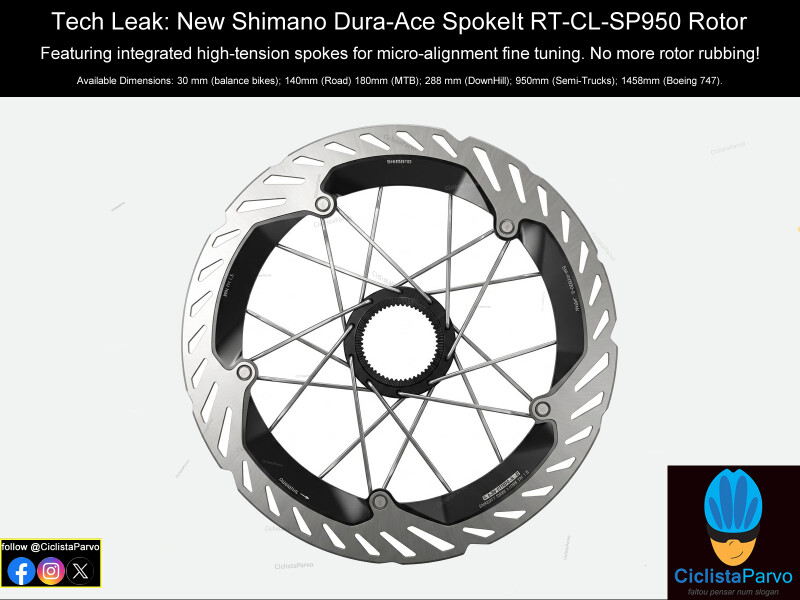 Tech Leak: New Shimano Dura-Ace SpokeIt RT-CL-SP950 Rotor