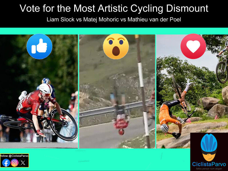 Vote for the Most Artistic Cycling Dismount
